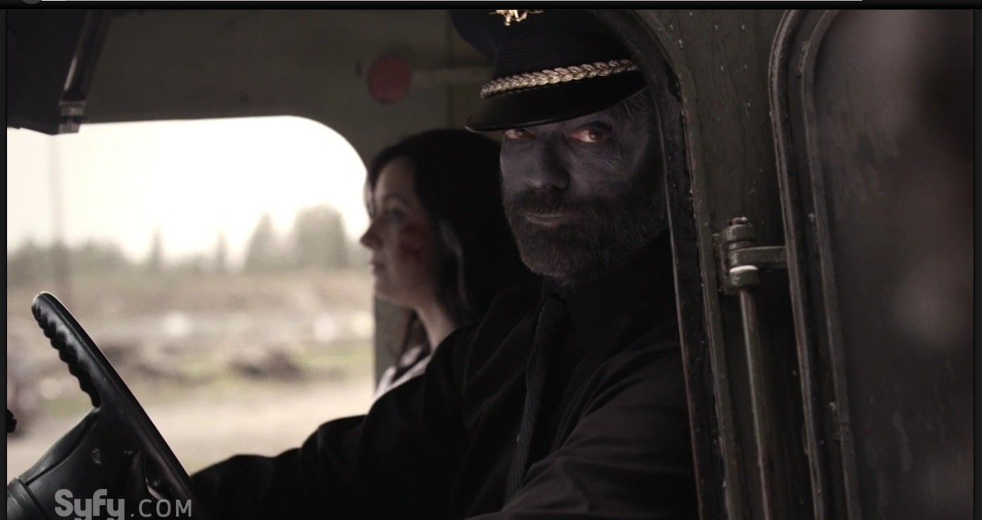 Keith Allan and Lisa Coronado in Z Nation (2014)