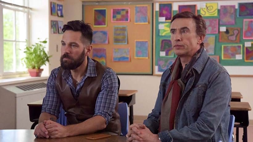 Steve Coogan and Paul Rudd in Ideal Home (2018)