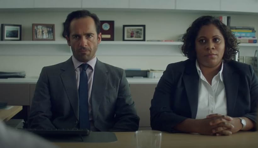 Alex Dimitriades and Shareena Clanton in The Cry (2018)