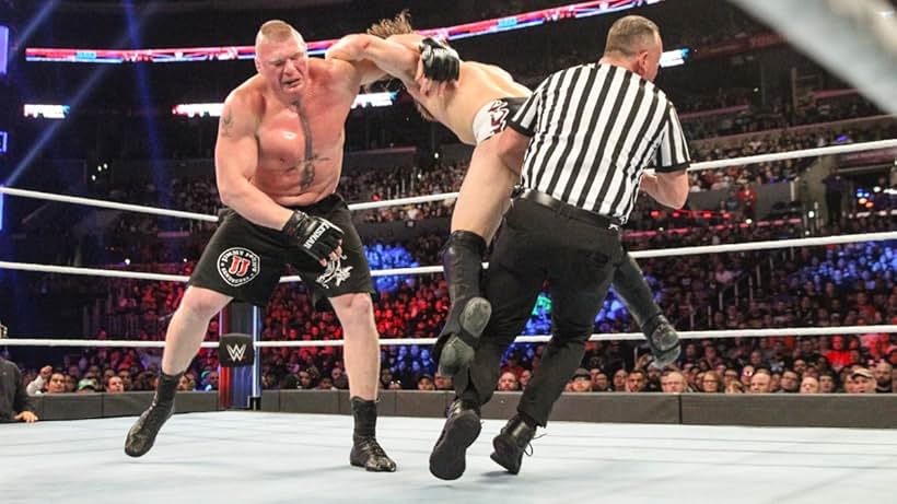 Brock Lesnar and Bryan Danielson in WWE Survivor Series (2018)