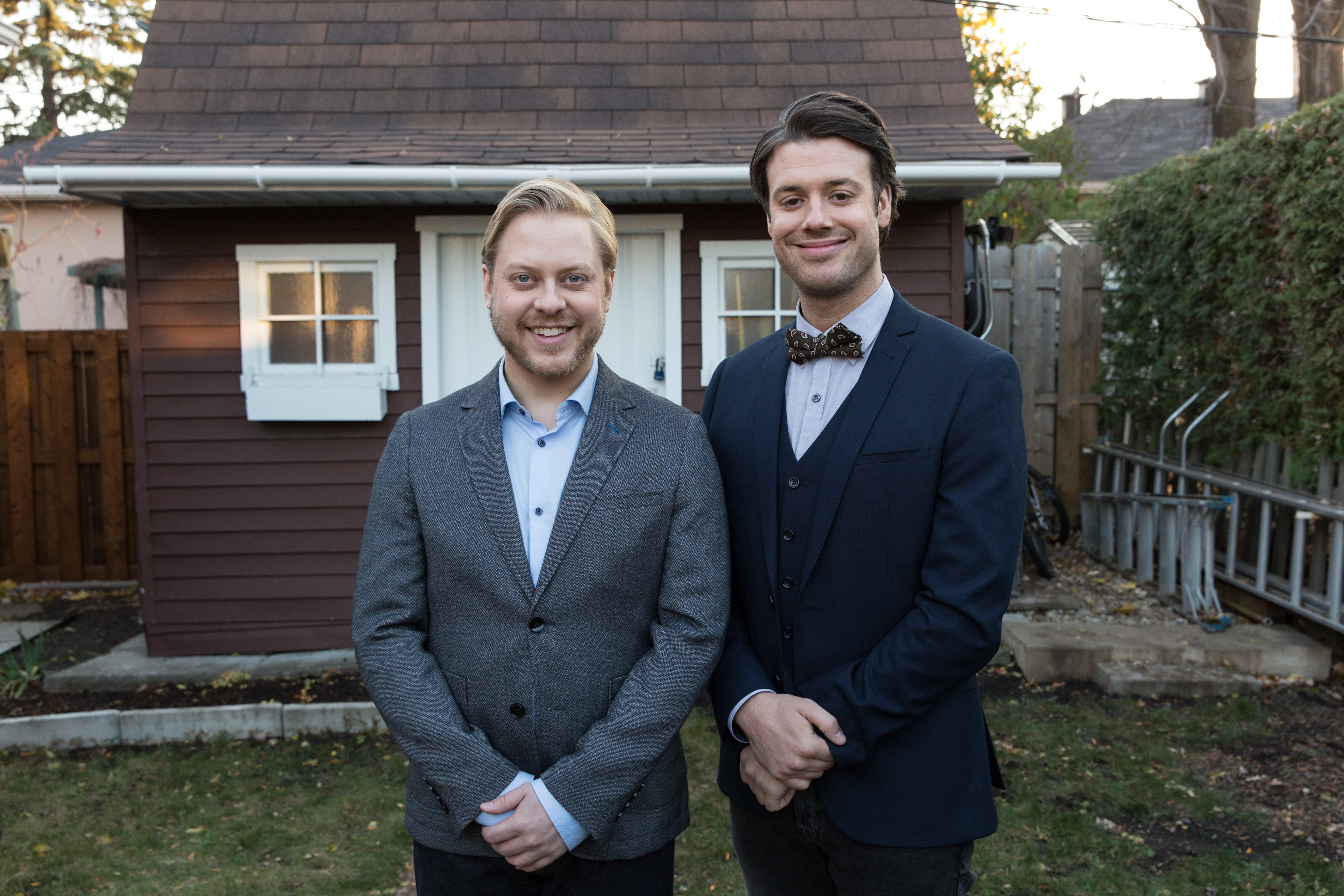 Guillaume Lambert and Mickaël Gouin in L'Âge adulte (2017)