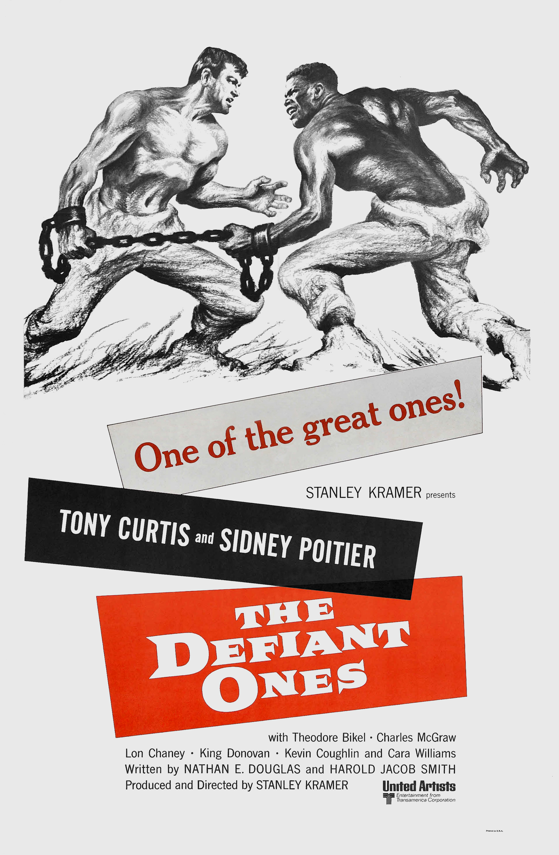 Tony Curtis and Sidney Poitier in The Defiant Ones (1958)