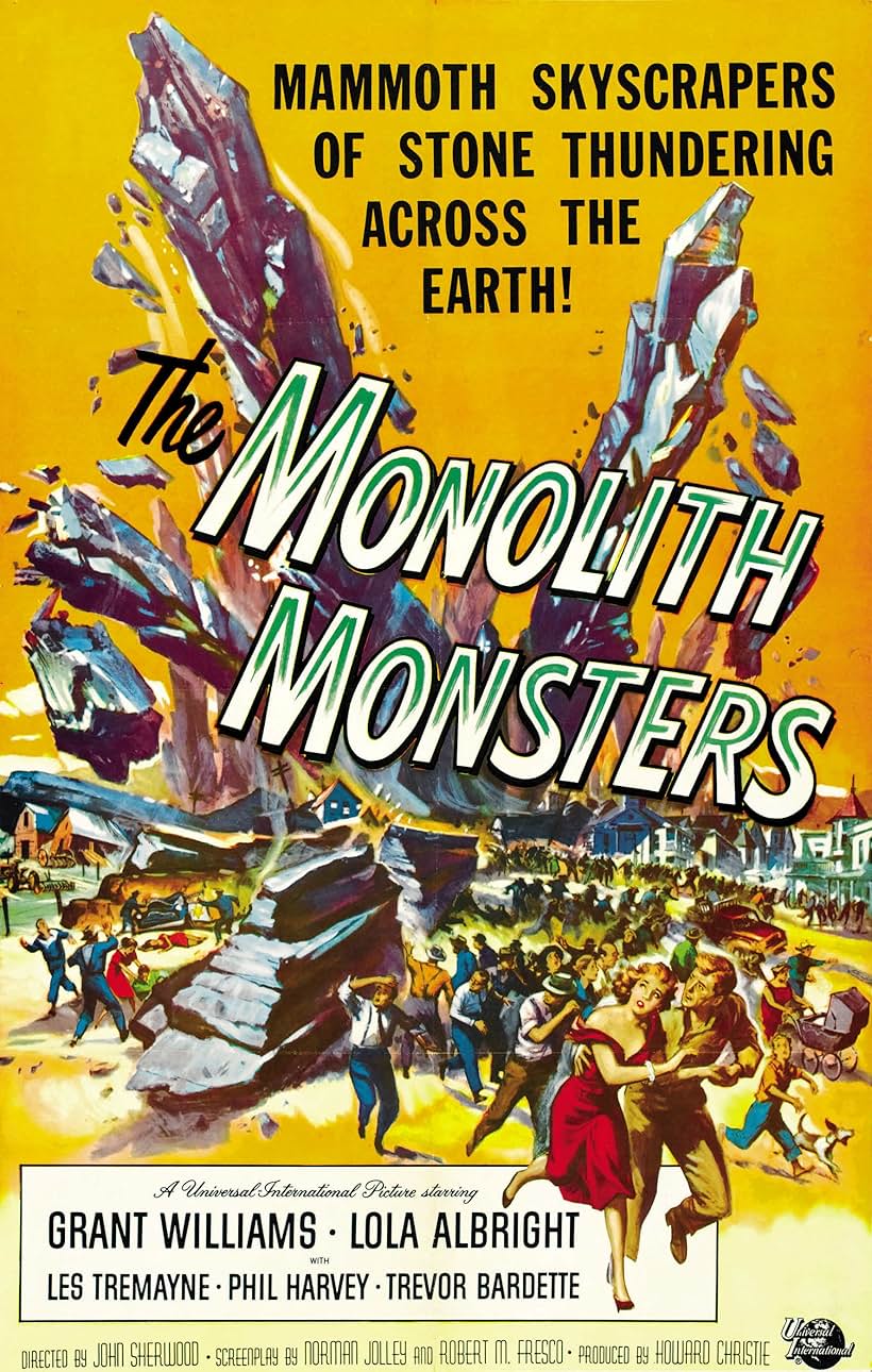 Lola Albright and Grant Williams in The Monolith Monsters (1957)