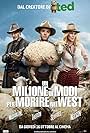 Charlize Theron, Liam Neeson, and Seth MacFarlane in Un milione di modi per morire nel West (2014)