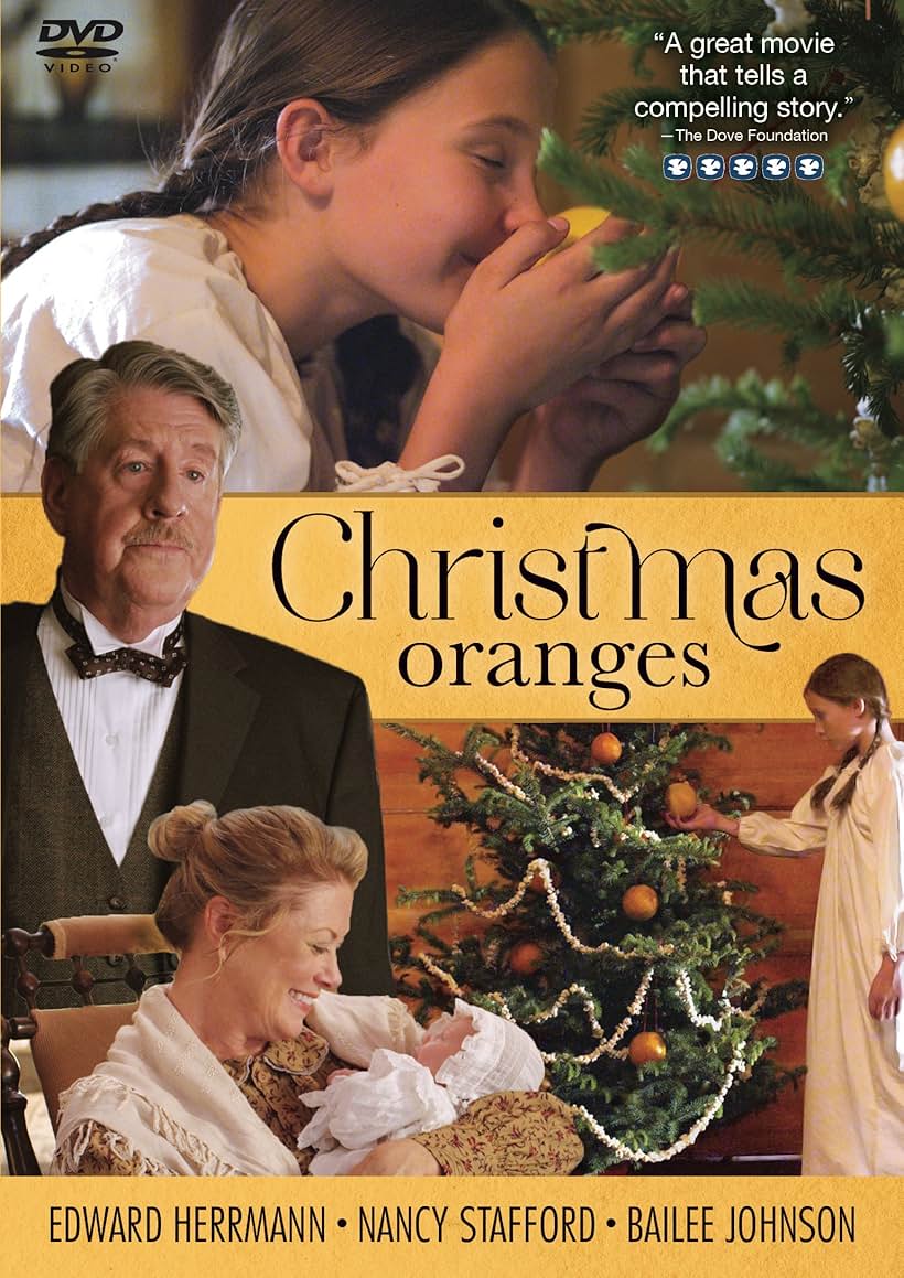 Edward Herrmann, Nancy Stafford, and Bailee Michelle Johnson in Christmas Oranges (2012)