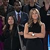 Jennifer Aniston, Desean Terry, and Janina Gavankar in The Morning Show (2019)