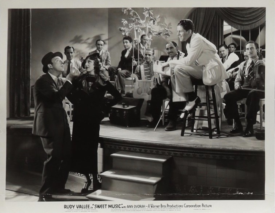 Ann Dvorak, Allen Jenkins, and Rudy Vallee in Sweet Music (1935)