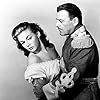 Brian Donlevy and Marguerite Chapman in Kansas Raiders (1950)