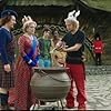 Catherine Deneuve, Edouard Baer, Guillaume Gallienne, and Vincent Lacoste in Astérix & Obélix : Au service de sa Majesté (2012)