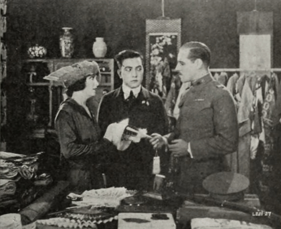 Sessue Hayakawa and Jack Holt in The Secret Game (1917)