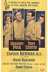 Gregory Peck, Tony Curtis, Angie Dickinson, and Bobby Darin in Capitan Newman (1963)