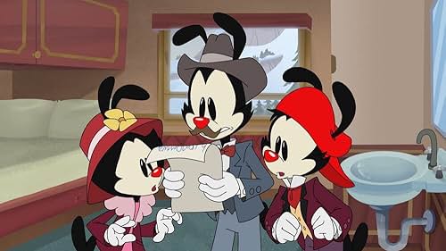 Jess Harnell, Tress MacNeille, and Rob Paulsen in Warner She Wrote/France France Revolution/Gift Rapper (2020)