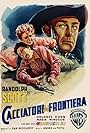 Randolph Scott, Dolores Dorn, and Marie Windsor in Cacciatori di frontiera (1954)