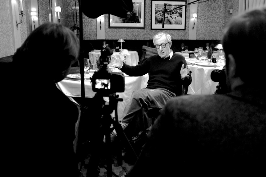 Interviewing Woody Allen for the Carlyle Hotel Documentary