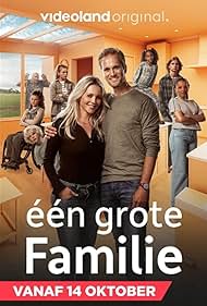 Chantal Janzen, Jeroen van Koningsbrugge, Noelle Simson, Doris Zuijderland, Oskar D Transue, Silou Zijlstra, Selin Akkulak, Lykele Muus, and Josephine Arendsen in Één grote familie (2023)