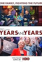 Emma Thompson, Anne Reid, Jessica Hynes, Russell Tovey, Rory Kinnear, T'Nia Miller, Ruth Madeley, Jade Alleyne, and Lydia West in Years and Years (2019)