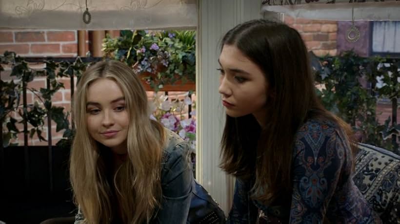 Rowan Blanchard and Sabrina Carpenter in Girl Meets World (2014)