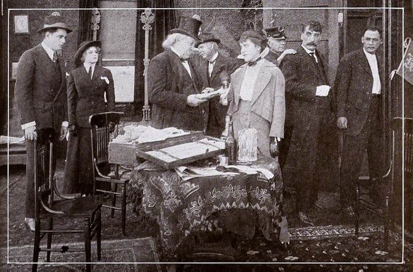 R. Henry Grey, James W. Horne, Thomas G. Lingham, Cleo Ridgely, Ruth Roland, and William H. West in Jared Fairfax's Millions (1915)