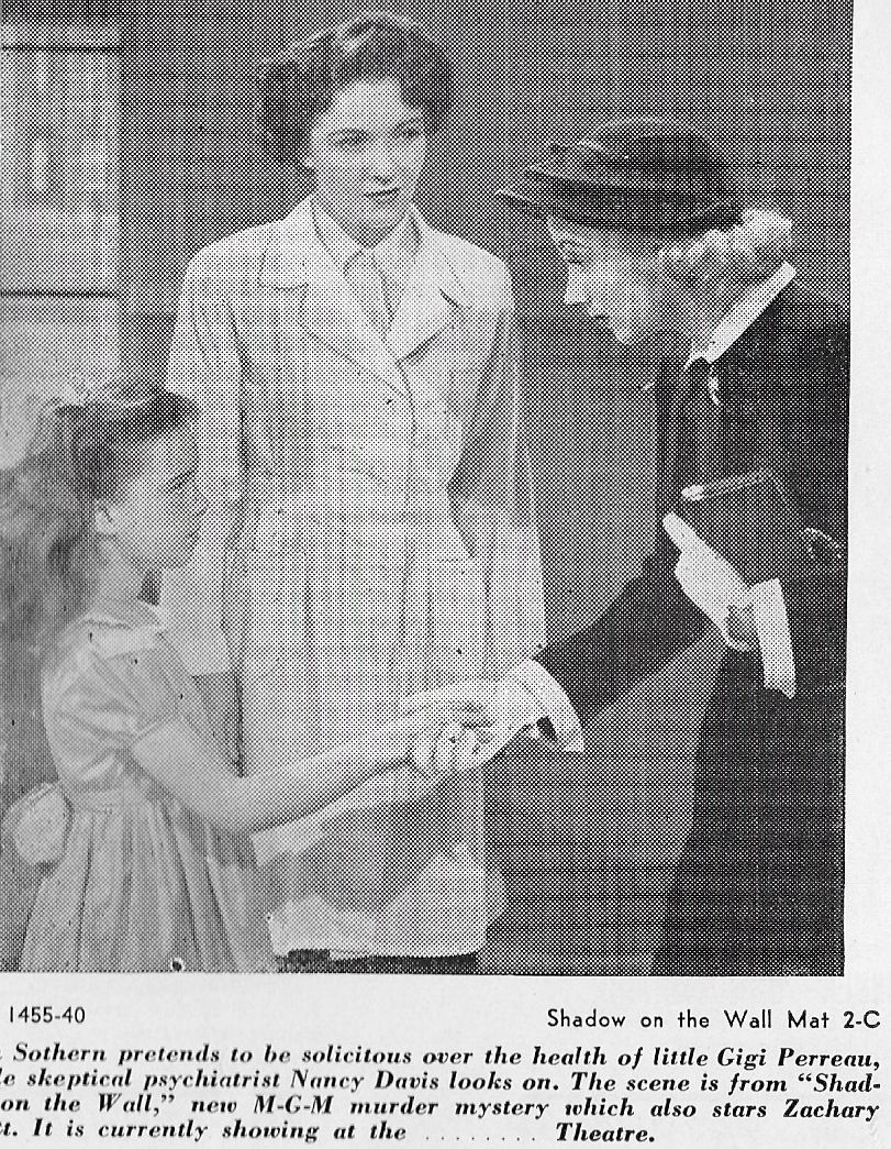 Nancy Reagan, Gigi Perreau, and Ann Sothern in Shadow on the Wall (1950)