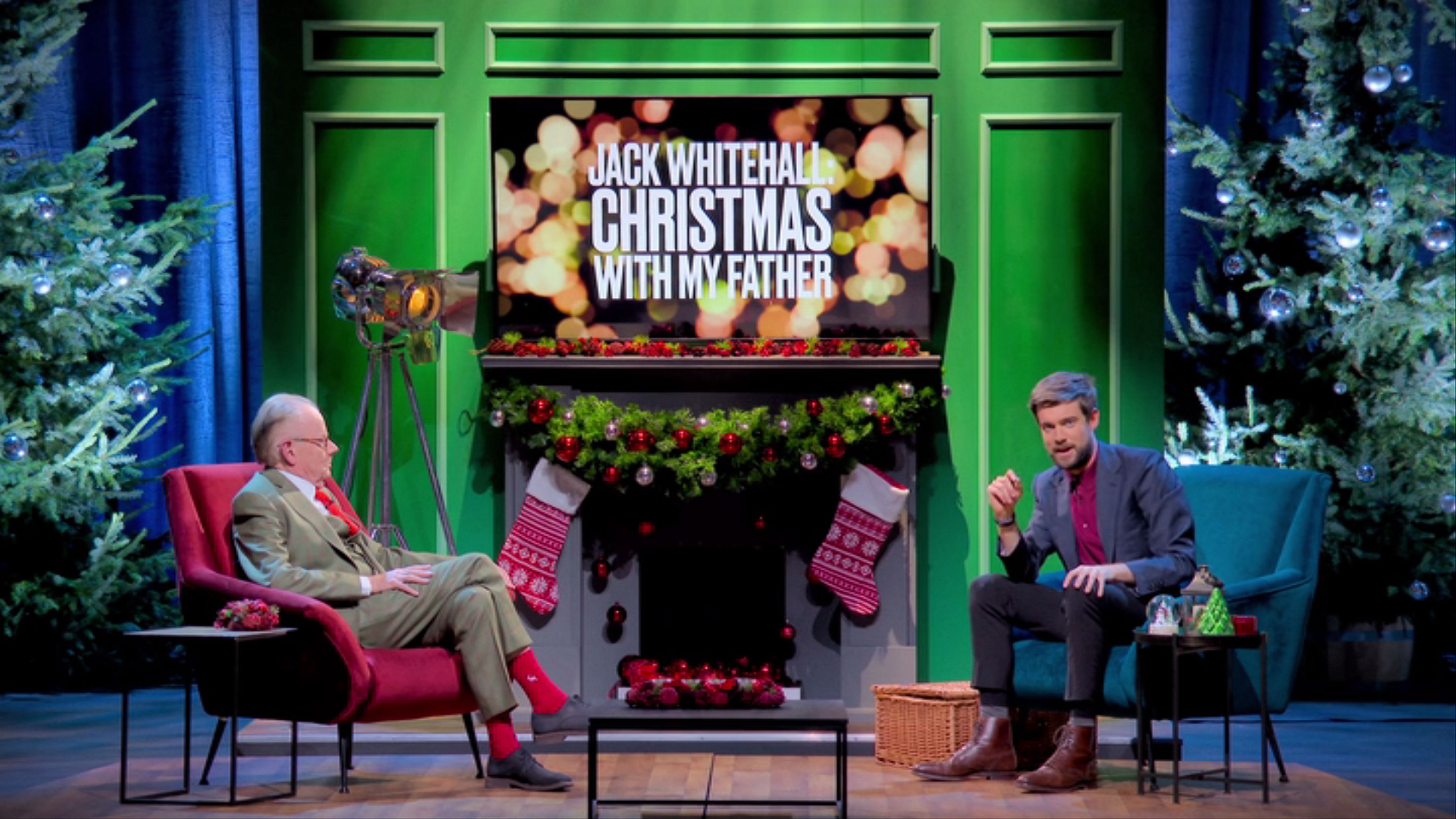 Michael Whitehall and Jack Whitehall in Jack Whitehall: Christmas with My Father (2019)