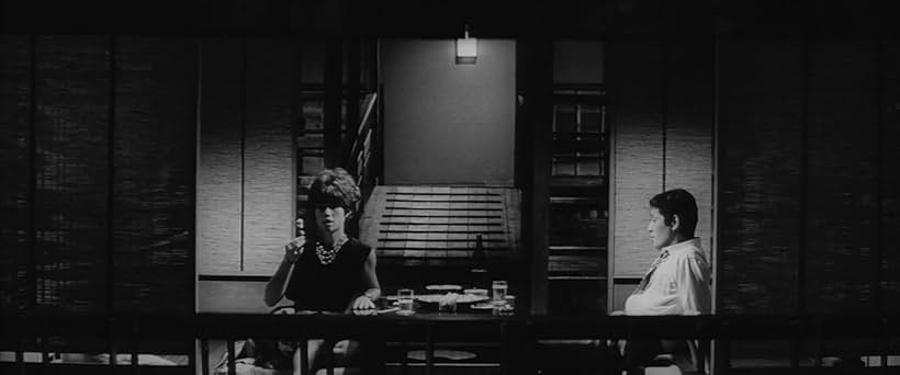 Tatsuya Nakadai and Mari Yoshimura in The Inheritance (1962)