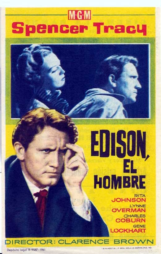 Spencer Tracy and Rita Johnson in Edison, the Man (1940)