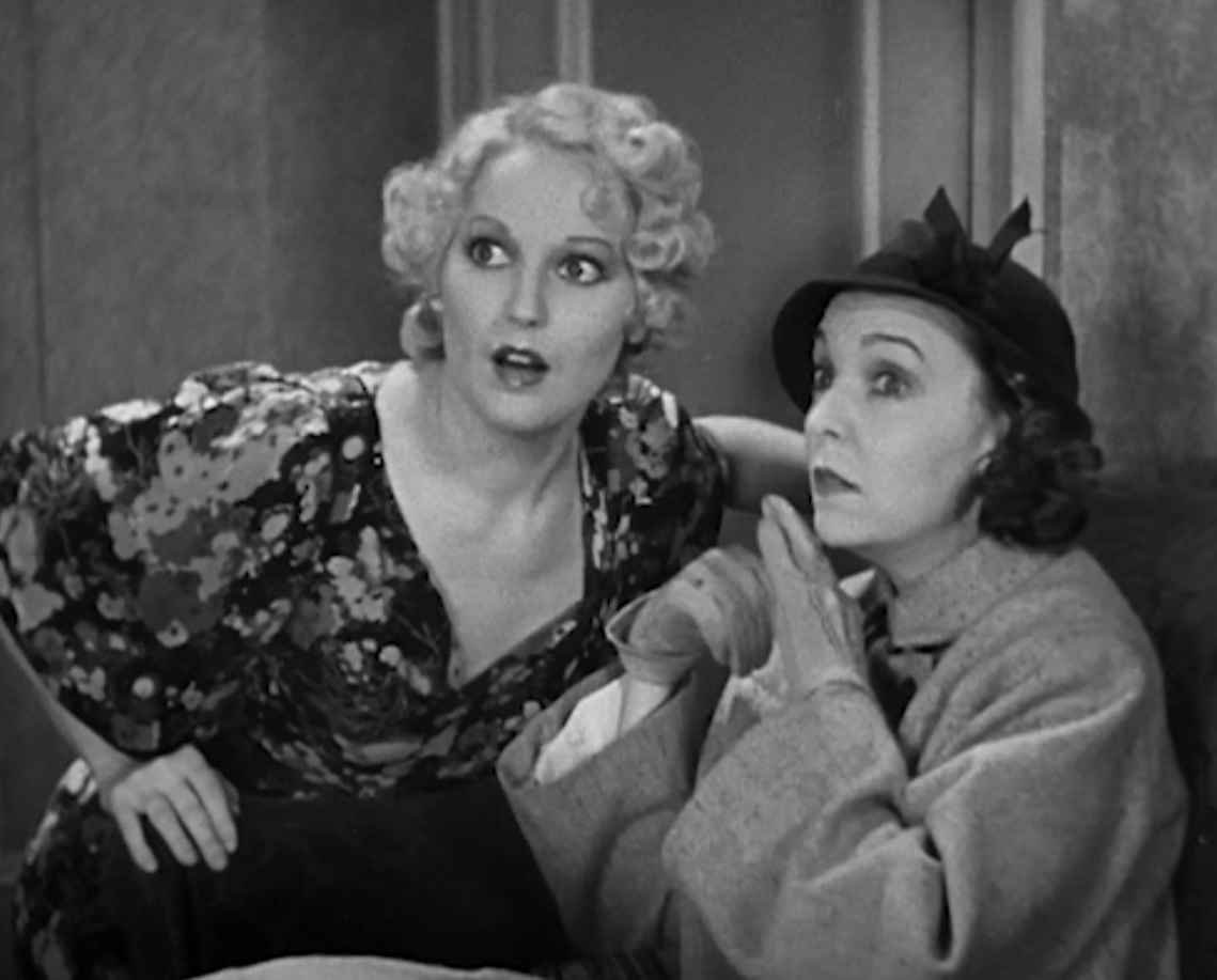 Zasu Pitts and Thelma Todd in The Bargain of the Century (1933)