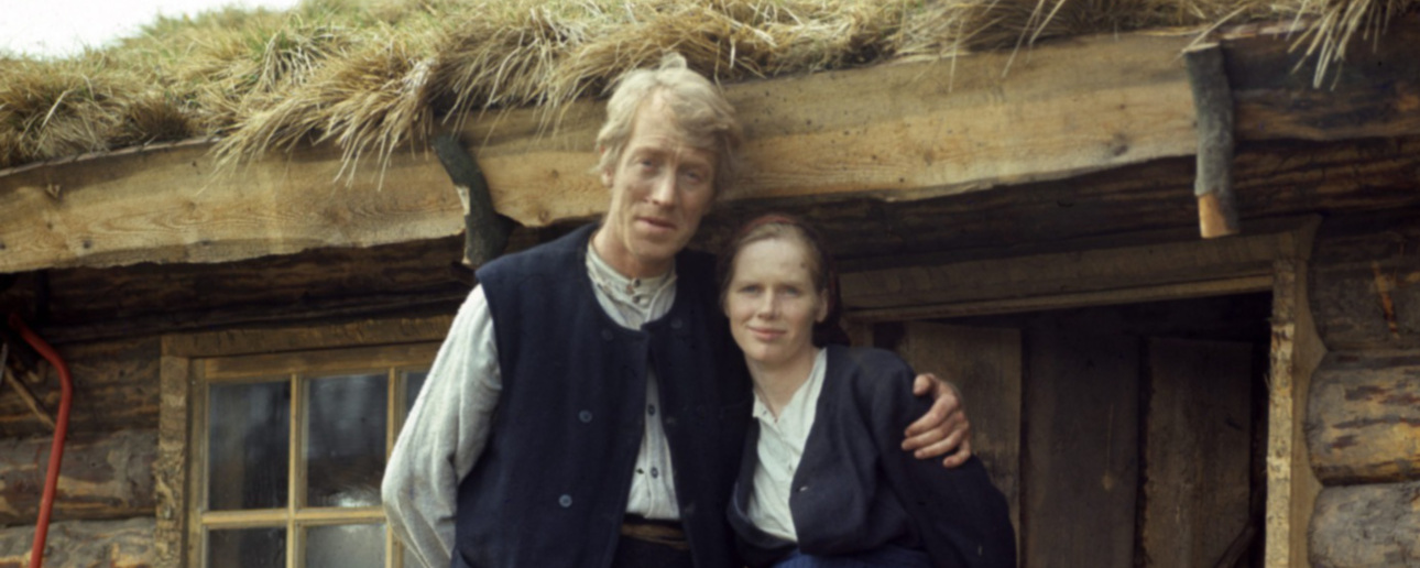 Max von Sydow and Liv Ullmann in The Emigrants (1971)