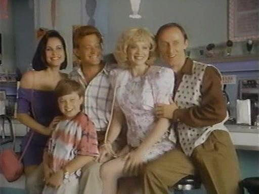 Lauren Holly, Billy Corben, Karen Kopins, Christopher Rich, and Sam Whipple in Archie: To Riverdale and Back Again (1990)