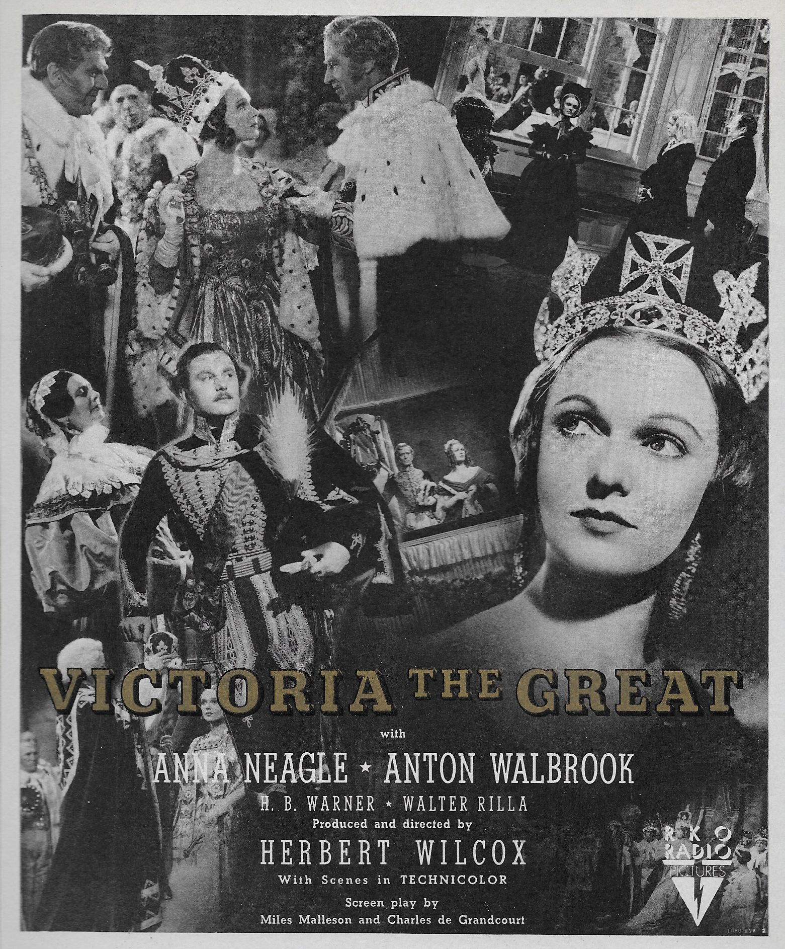 C.V. France, Anna Neagle, Walter Rilla, Greta Schröder, and Anton Walbrook in Victoria the Great (1937)