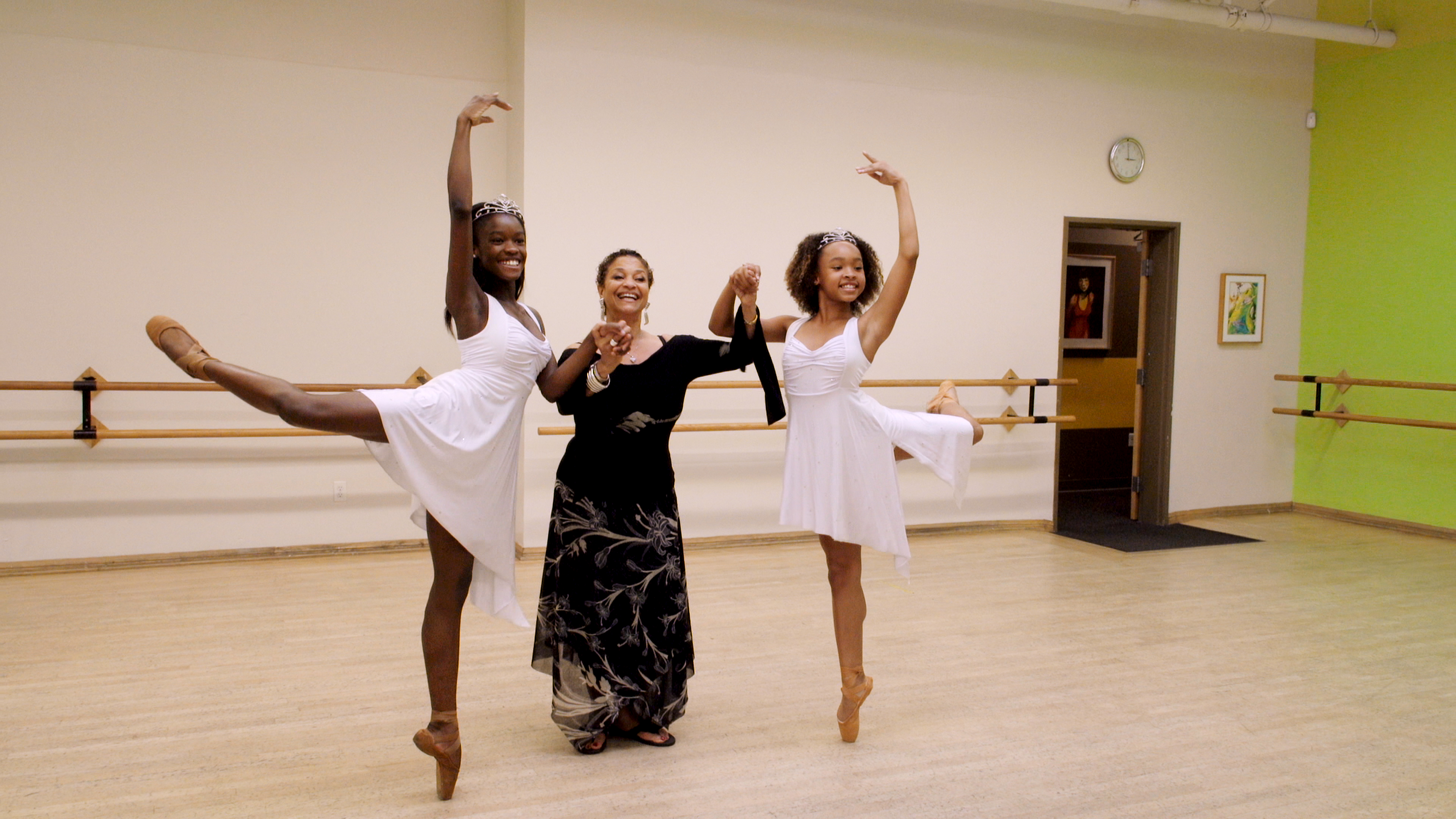 Debbie Allen, Jalyn Flowers, and Destiny Wimpye in Dance Dreams: Hot Chocolate Nutcracker (2020)