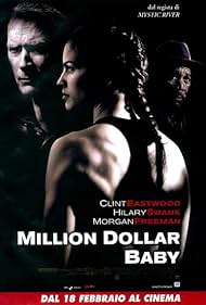 Clint Eastwood, Morgan Freeman, and Hilary Swank in Million Dollar Baby (2004)