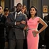 Desean Terry and Janina Gavankar in The Morning Show (2019)