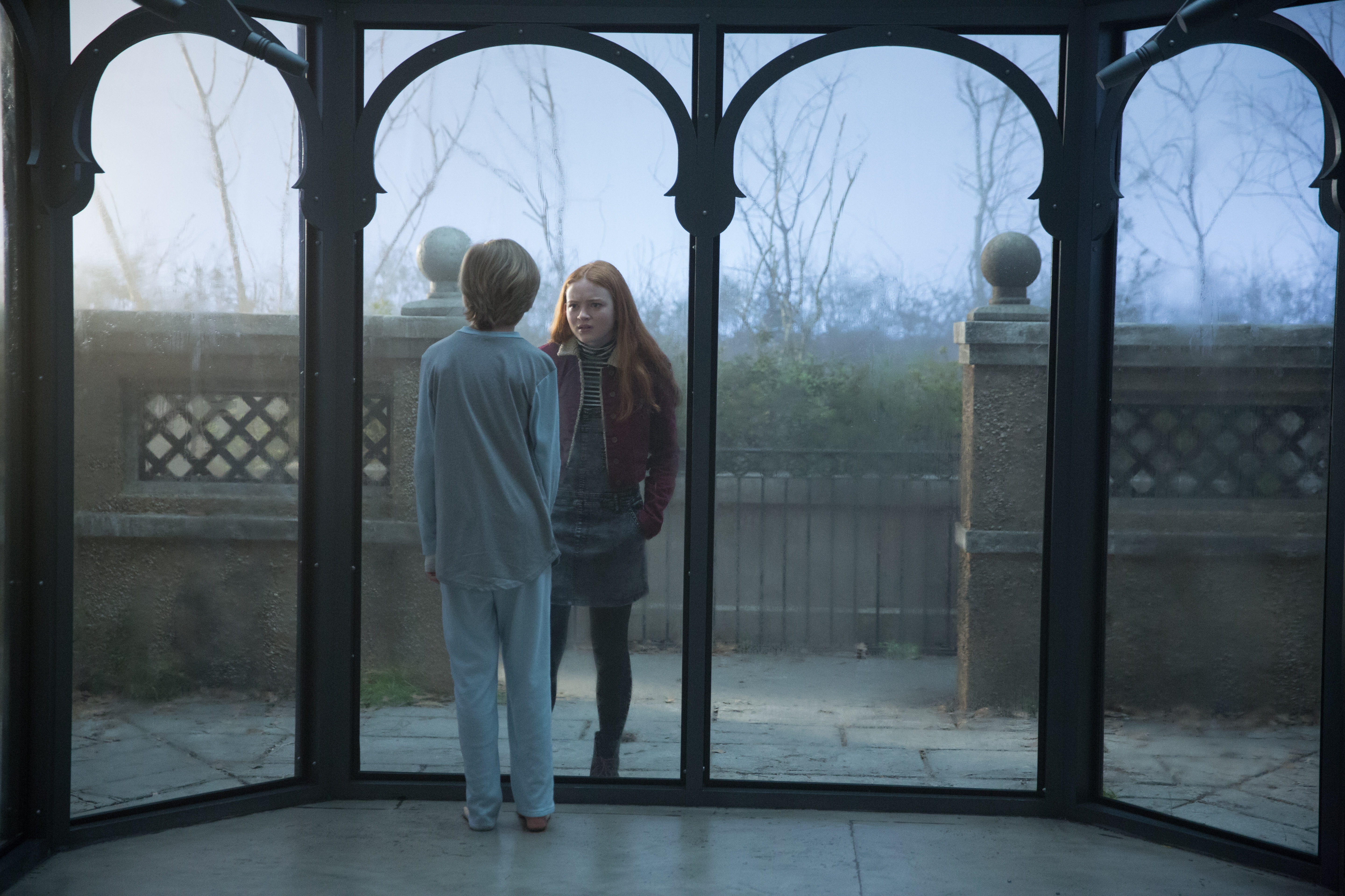 Sadie Sink and Charlie Shotwell in Eli (2019)