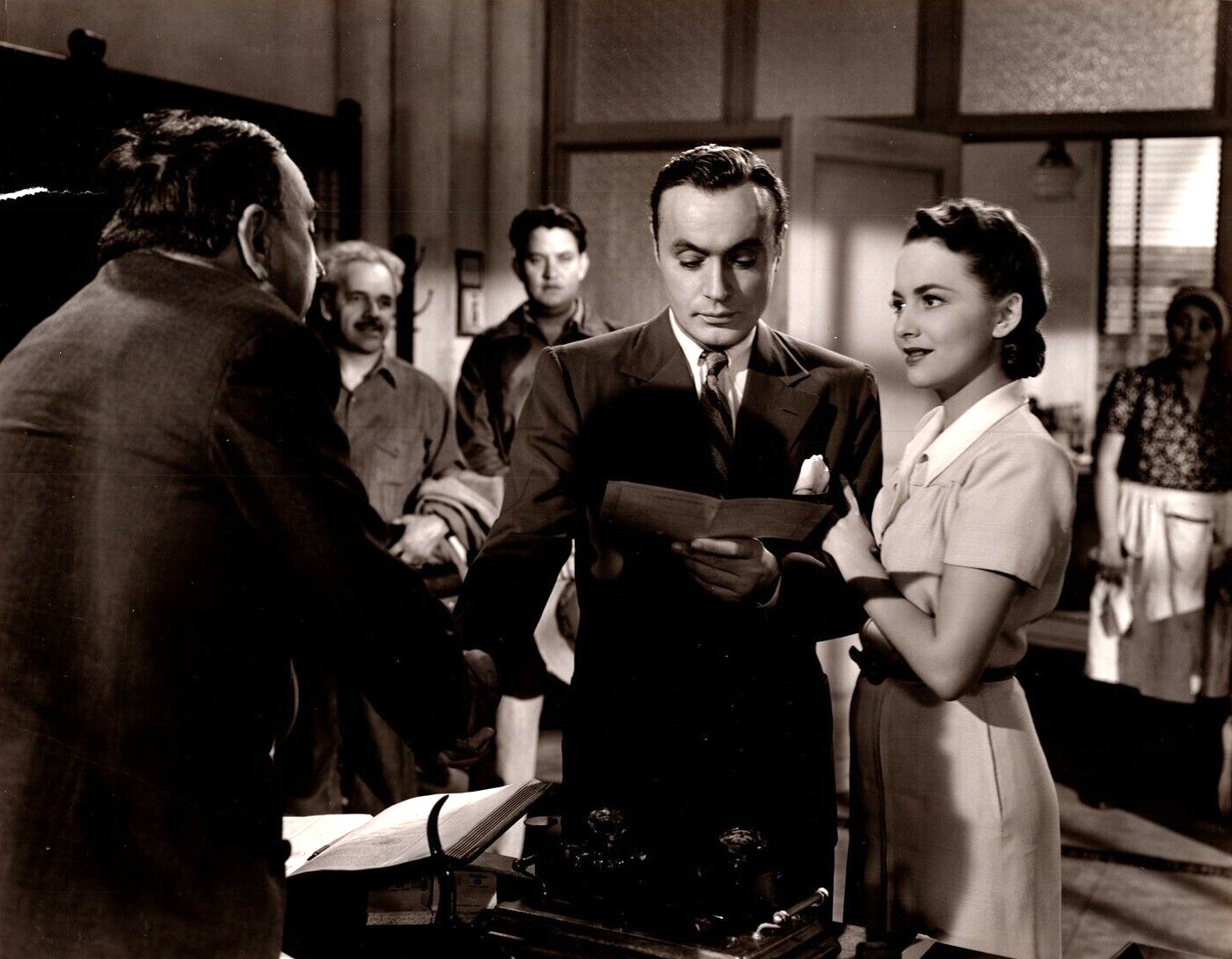 Olivia de Havilland and Charles Boyer in Hold Back the Dawn (1941)