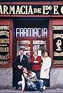 Concha Cuetos, Miguel Ángel Garzón, Julián González, África Gozalbes, Carlos Larrañaga, and Antonio Mercero in Farmacia de guardia (1991)