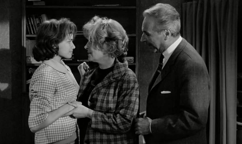 Brigitte Grothum, Marianne Hoppe, and Richard Häussler in The Strange Countess (1961)