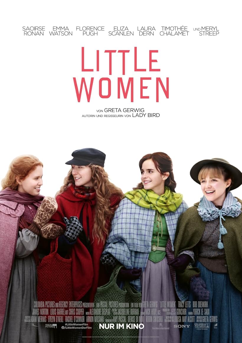 Emma Watson, Saoirse Ronan, Florence Pugh, and Eliza Scanlen in Little Women (2019)