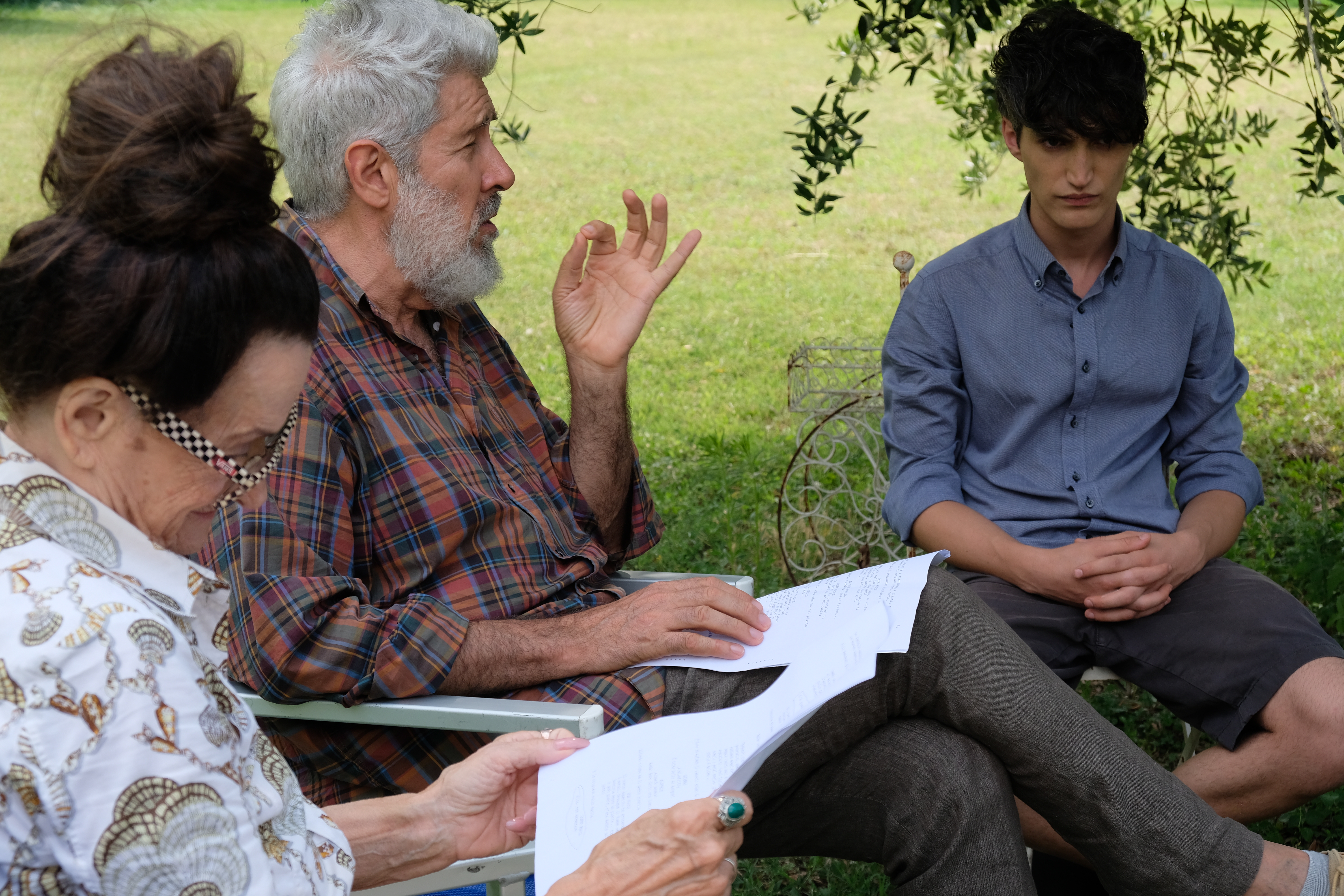 Alessandro Benvenuti, Giusy Valeri, and Rocco Fasano in When in Rome (2020)