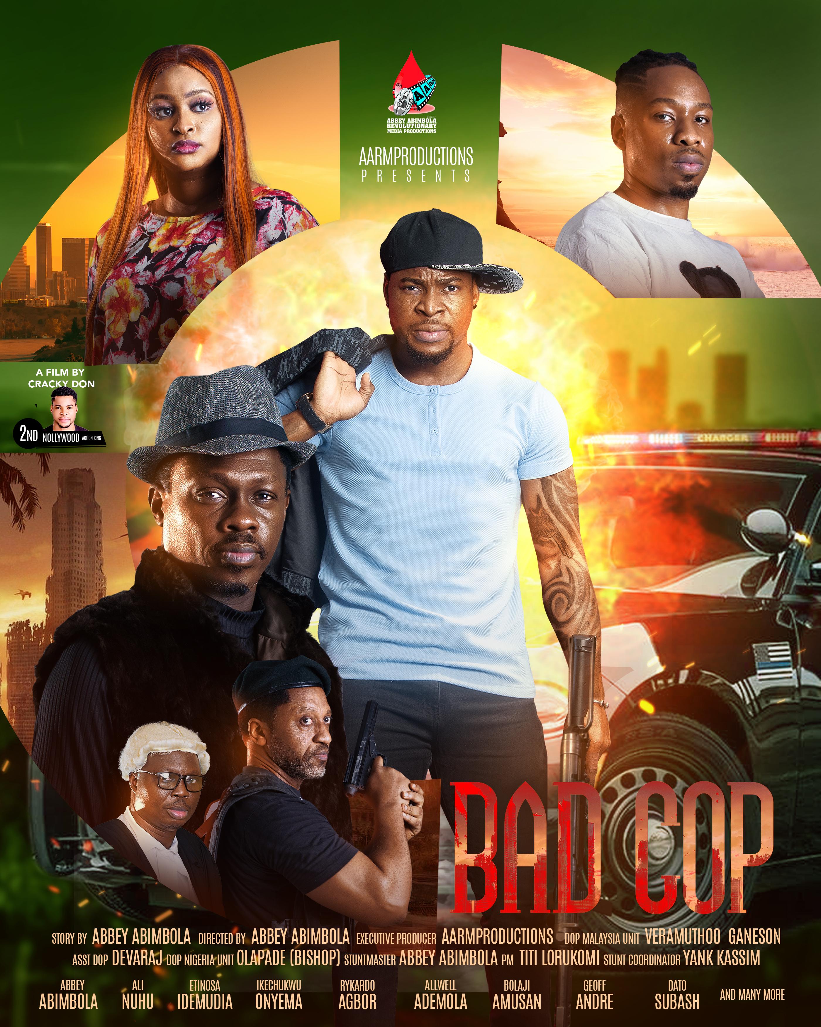 Steve Ikechukwu Onyema, Abbey Abimbola, Rykardo Agbor, Ali Nuhu, Mr. Latin, and Etinosa Idemudia in Badcop (2023)