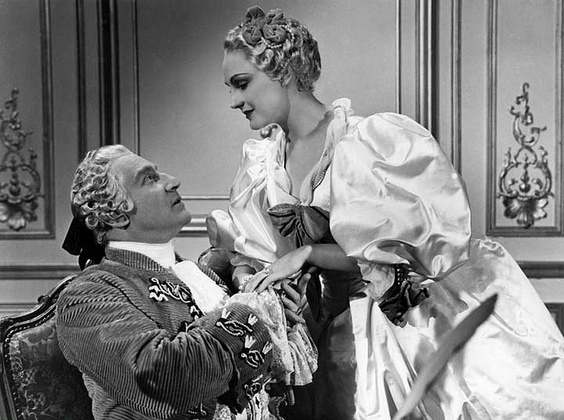 Jeanne Boitel and Sacha Guitry in Let's Go Up the Champs-Élysées (1938)