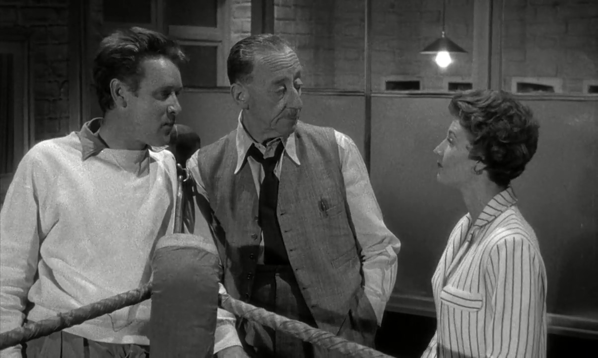 Joss Ambler, Rona Anderson, and Peter Hammond in Spin a Dark Web (1956)