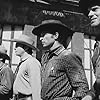 Lee Van Cleef, Ian MacDonald, Robert J. Wilke, and Sheb Wooley in High Noon (1952)