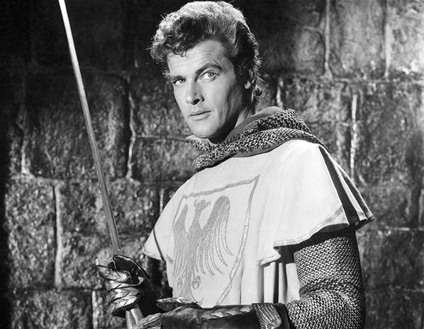 Roger Moore in Ivanhoe (1958)