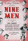 Bill Blewitt, Jack Horsman, Gordon Jackson, Jack Lambert, Eric Micklewood, Frederick Piper, Grant Sutherland, John Varley, and Richard Wilkinson in Nine Men (1943)