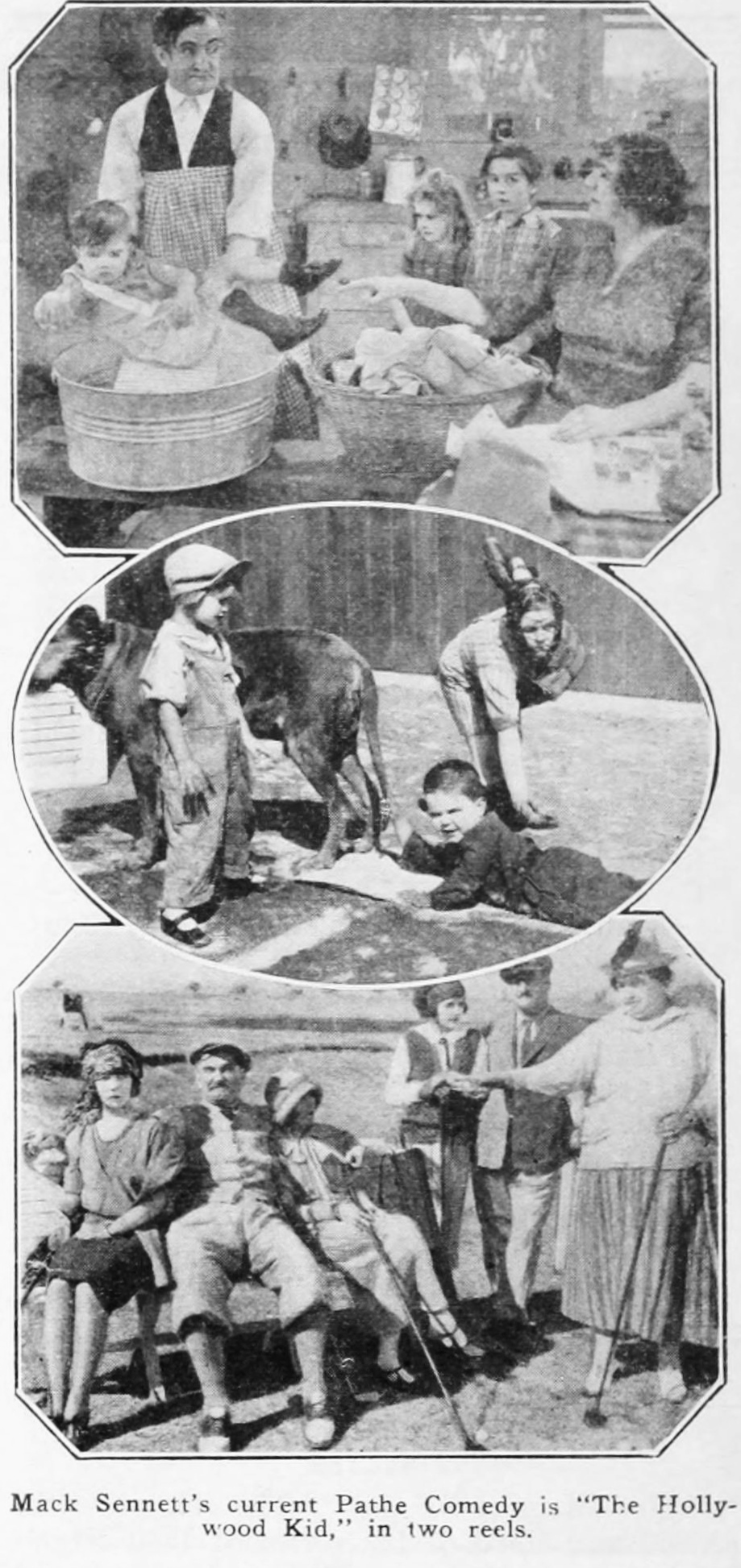 Buck Black, Billy Butts, Louise Carver, Betsy Ann Hisle, Jackie Lucas, Charles Murray, and Teddy the Dog in The Hollywood Kid (1924)