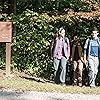 Emma Dumont, Vardaan Arora, and Dylan McTee in Wrong Turn (2021)