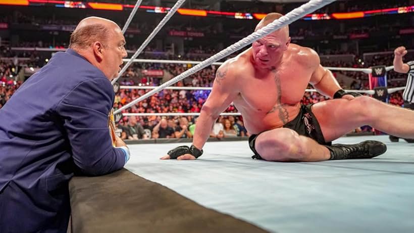 Paul Heyman and Brock Lesnar in WWE Survivor Series (2018)