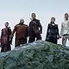 Sherman Augustus, Nick Frost, Daniel Wu, Eugenia Yuan, Lewis Tan, Emily Beecham, and Ally Ioannides in Into the Badlands (2015)