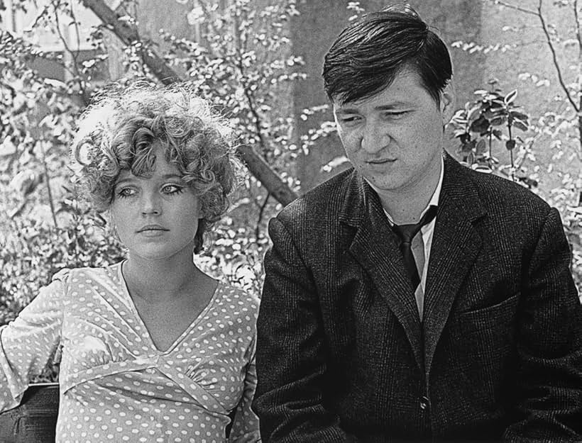 Rainer Werner Fassbinder and Hanna Schygulla in Katzelmacher (1969)